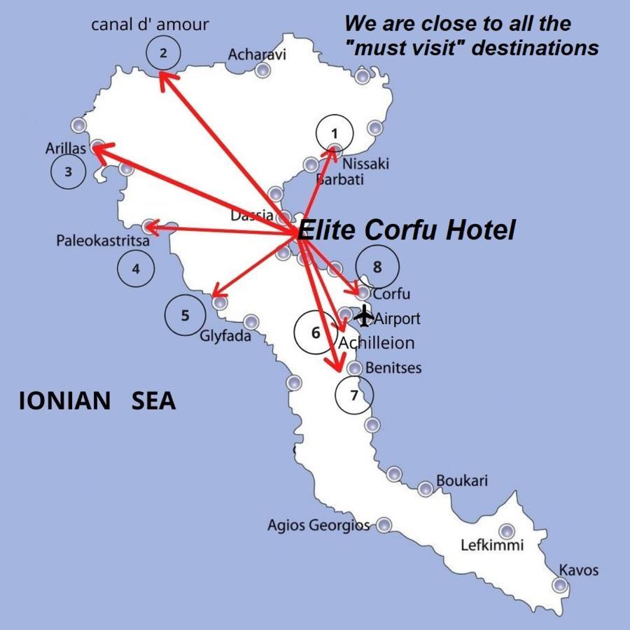 Elite Corfu Sea View Rooms Limni  Екстер'єр фото